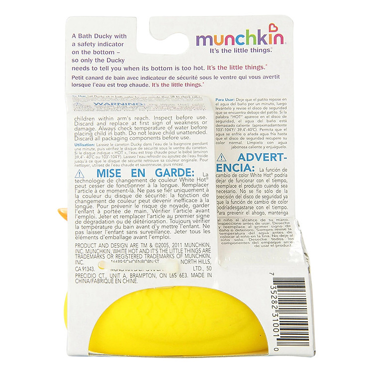 Vịt Vàng Munchkin MK31001 tại Soc&Brothers Chính hãng Giá tốt - Hình ảnh 3