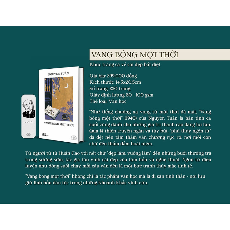 (Ấn bản đặc biệt kỷ niệm 20 năm Nhã Nam) VANG BÓNG MỘT THỜI - Nguyễn Tuân - Nhã Nam