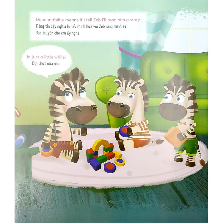 Bé Học Lễ Giáo - Đáng Tin Cậy (Sách Song Ngữ Anh - Việt) - Ảnh 7