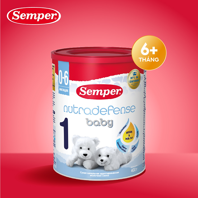 Sữa bột Semper Nutradefense Baby 1 400g Uy tín Ưu đãi