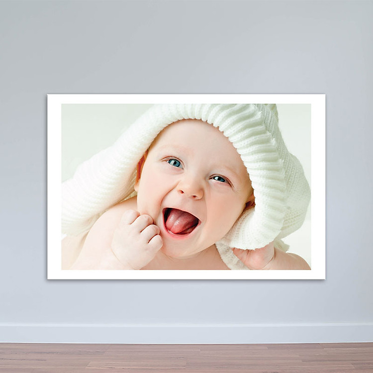 Tranh Em Bé Cười Ngộ Nghĩnh | Tranh Treo Tường Phòng Ngủ W1944