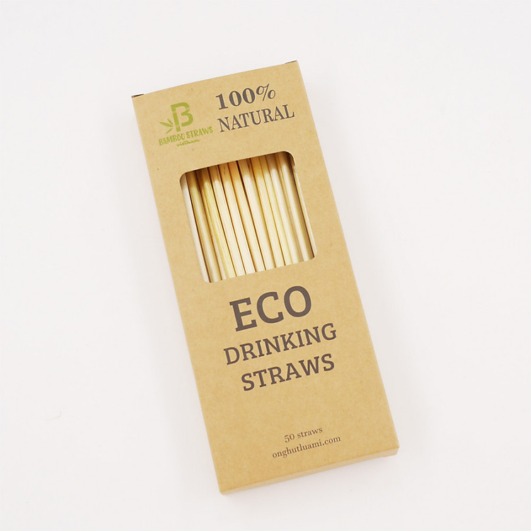 Ống Hút Lúa Mì - Hộp 50 ống