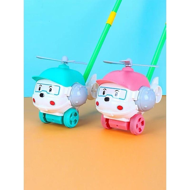 Đồ Chơi Xe Đẩy Poli Cho Bé - Hồng Chính hãng Giá tốt - Hình ảnh 5