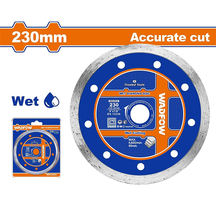 LƯỠI CẮT GẠCH ƯỚT 5mm WADFOW (NHIỀU KÍCH THƯỚC)- HÀNG CHÍNH HÃNG