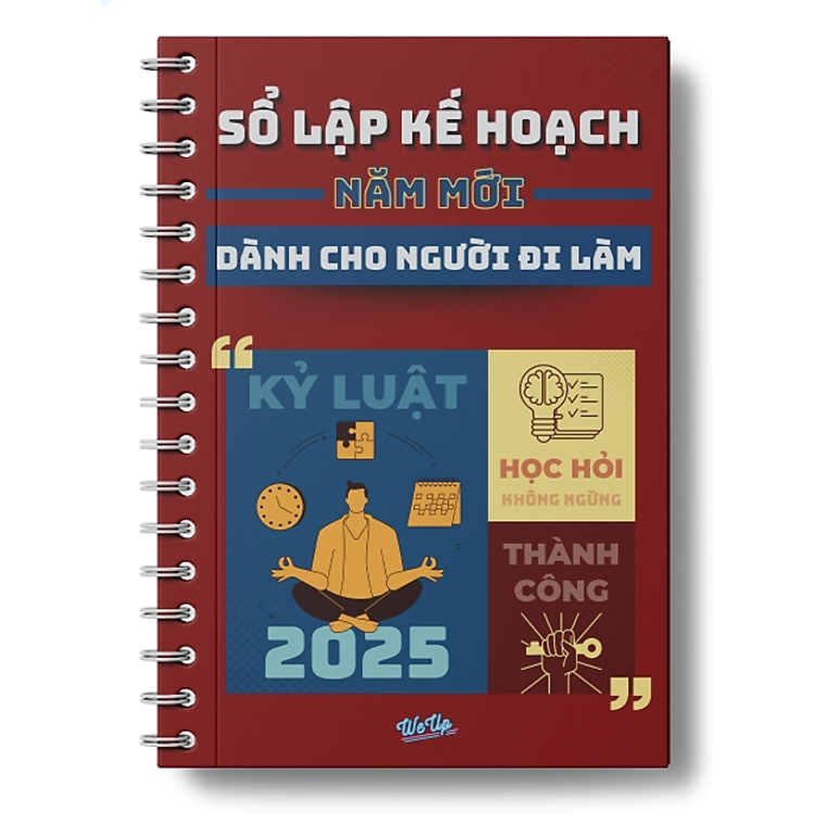 Mua tại Newshop: Sổ lập kế hoạch cho người đi làm năm 2025