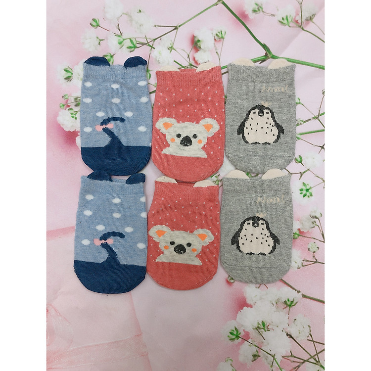 Combo 6 đôi tất chống trơn NBD Kids cho bé