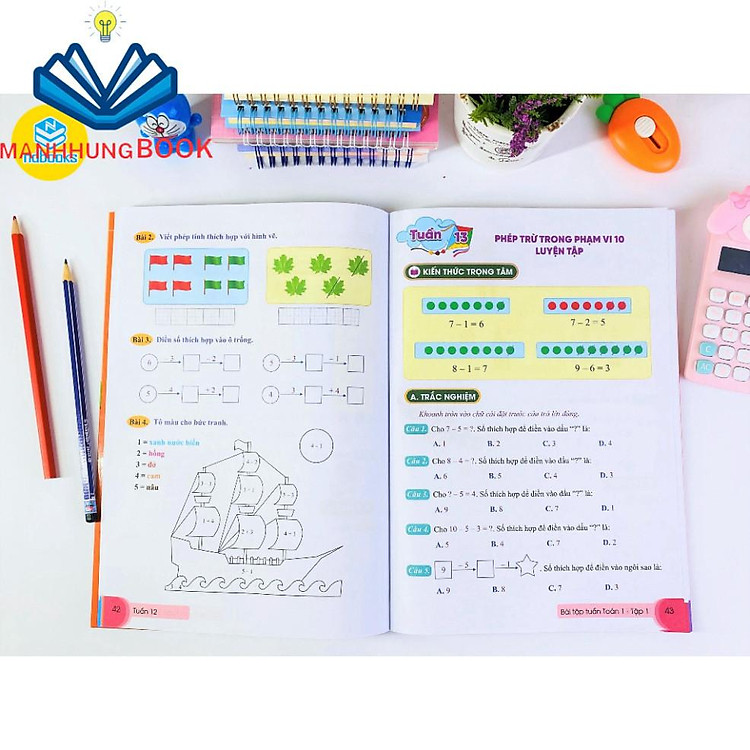 Bài Tập Tuần Toán 1 Tập 1 - Ảnh 5