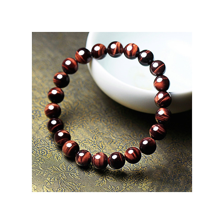 Vòng Đá Mắt Hổ Nâu Đỏ Cho Người Mệnh Hỏa Và Mệnh Thổ