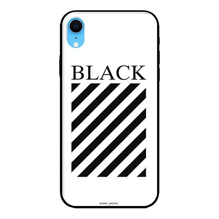 Ốp in cho iPhone XR Đen - Hàng chính hãng