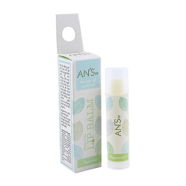 Son dưỡng môi không màu, giảm thâm AN'Sw Bạc Hà - Tặng 1 cây cùng loại