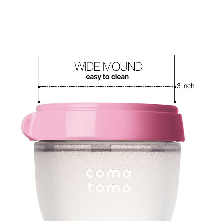 Mua Bình Sữa Comotomo silicone 150ml - Hồng Đảm bảo Tiết kiệm - Hình ảnh 5
