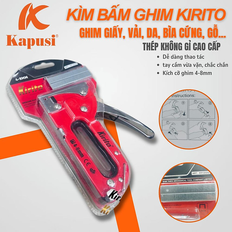 Dụng Cụ Bắn Ghim Gỗ Kirito Cầm Tay (Dùng Ghim 4-8mm)