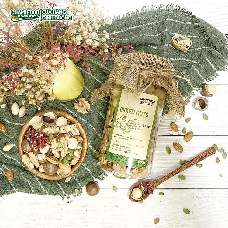 Hạt Mix dinh dưỡng CHAMI 500g Đảm bảo Giá tốt - Hình ảnh 5