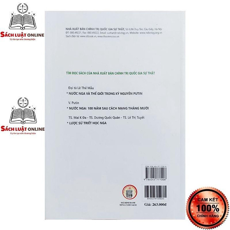 Nước Nga Hồi Sinh - Sức Mạnh và Mục Đích Trong Một Trật Tự Toàn Cầu Mới - Ảnh 3