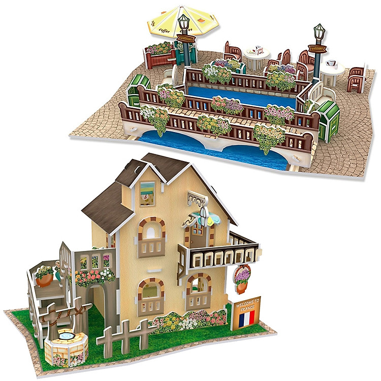 Combo W3135P+W3118h (Mô hình giấy CubicFun & Phụ kiện)