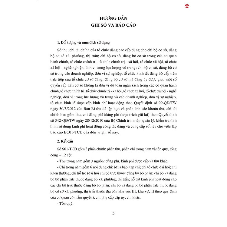 Sổ Chi Hoạt Động Công Tác Đảng - Bản In 2024 - Ảnh 7