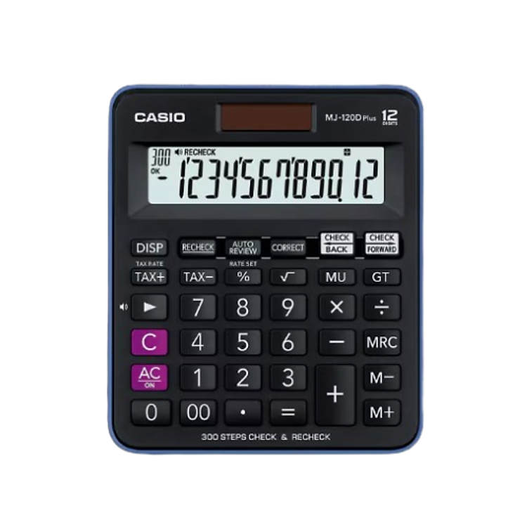 Máy Tính CASIO MJ120DPLUS – Đen