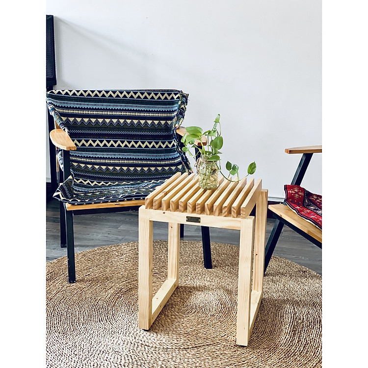 Bàn cafe, bàn trà, bàn sofa, bàn gỗ thông nhập khẩu Jadin