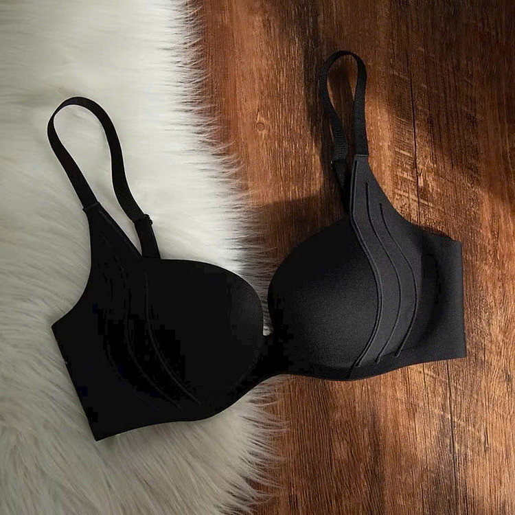 Áo Lót 899 Không Gọng Mút Mỏng Trơn Đơn Giản Nâng Ngực Tạo Khe Đẹp Bản 3 Móc