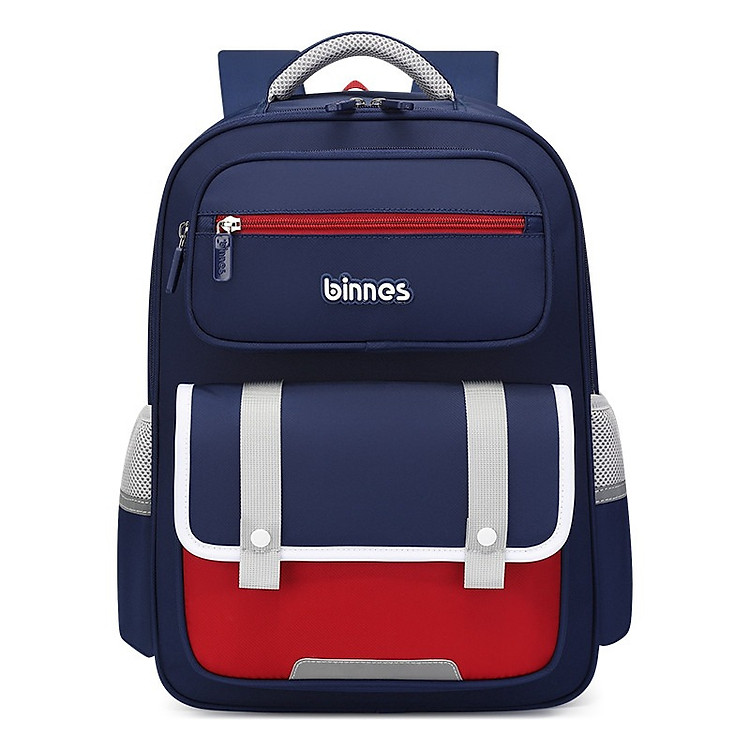 Balo học sinh BINBES BNS-6051L (39x29x15cm) – Màu xanh/đỏ