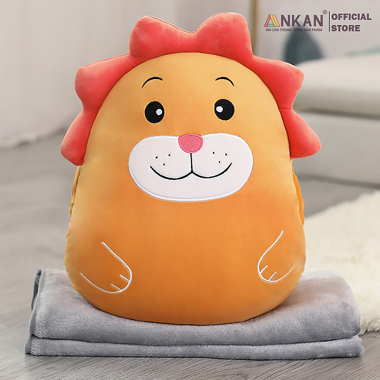 Bộ Chăn Gối 3 Trong 1 Sư Tử Chính hãng Giá rẻ