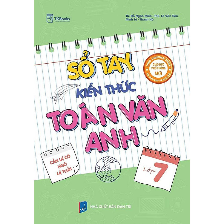 Sổ Tay Kiến Thức Toán – Văn – Anh Lớp 7