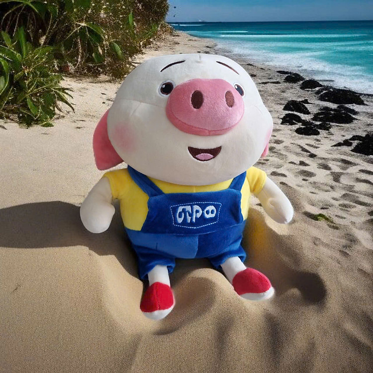 Gấu bông heo TikTok cute 40cm Chính hãng Giá tốt - Hình ảnh 2