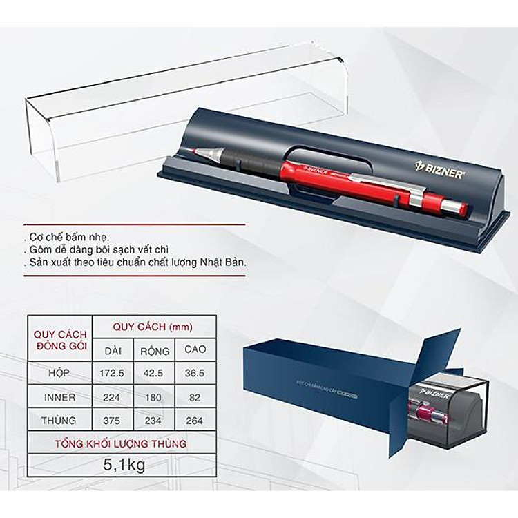 Bút chì gỗ Thiên Long 2B TP-GP009/DO - Ảnh 2