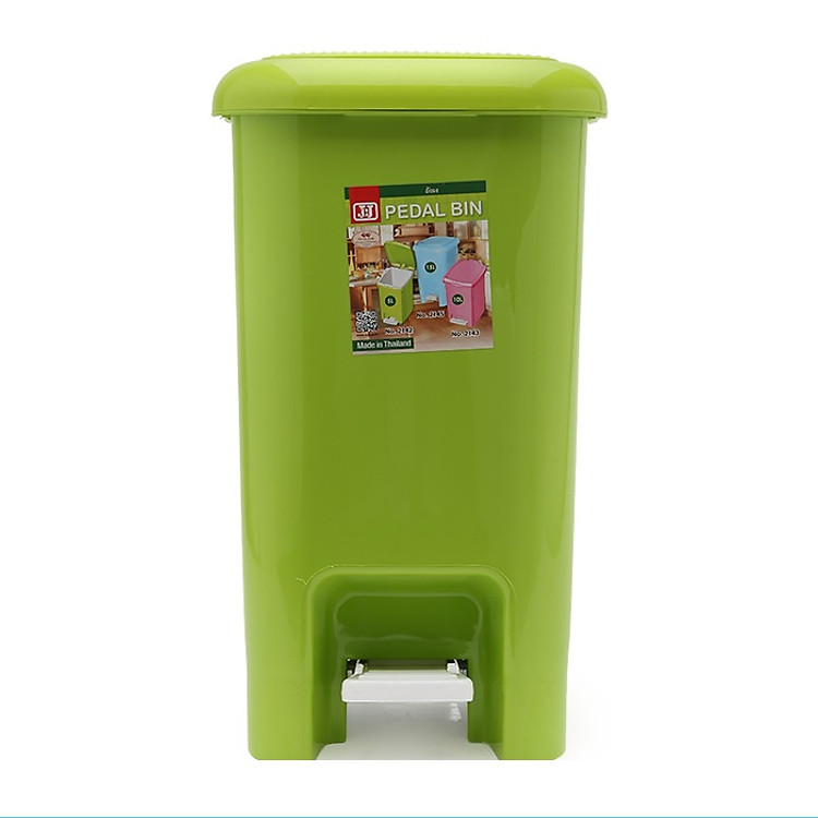 Thùng rác chân đạp cao cấp Sawady 10L (Màu ngẫu nhiên)