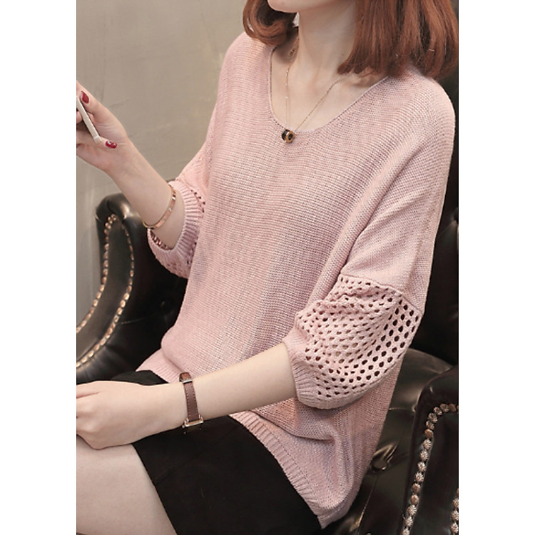 Áo len nữ tay lỡ cách điệu Haint Boutique AL17