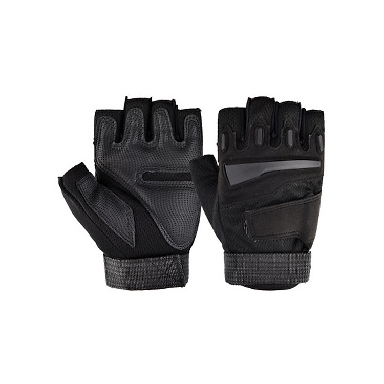 Găng tay phượt hở ngón, tập gym, thể thao chống nắng chạy xe công nghệ
