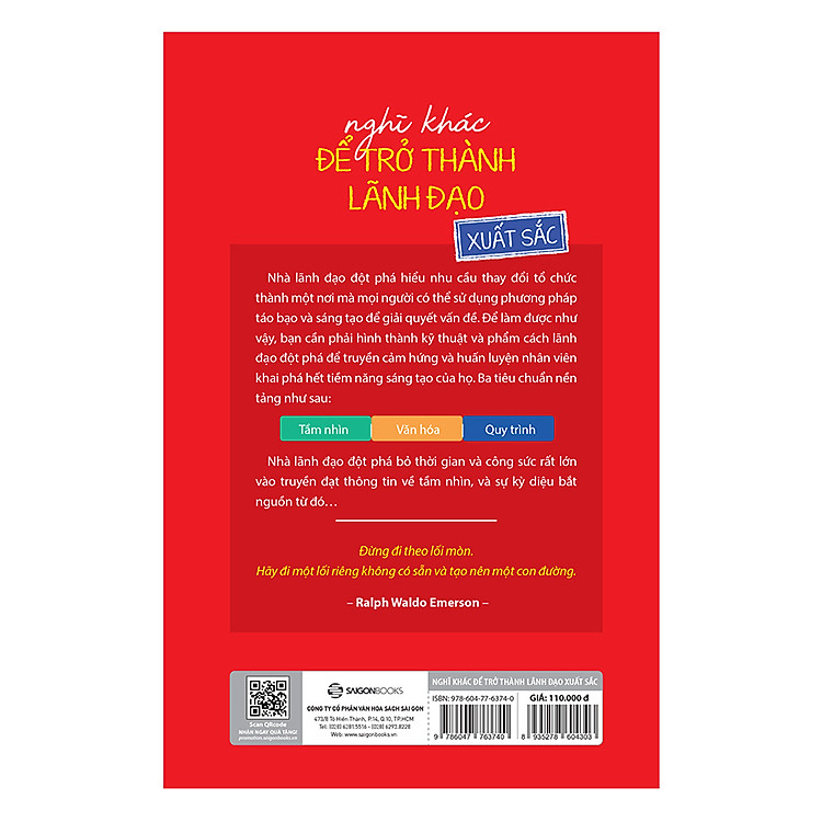 Nghĩ Khác Để Trở Thành Lãnh Đạo Xuất Sắc - Ảnh 2