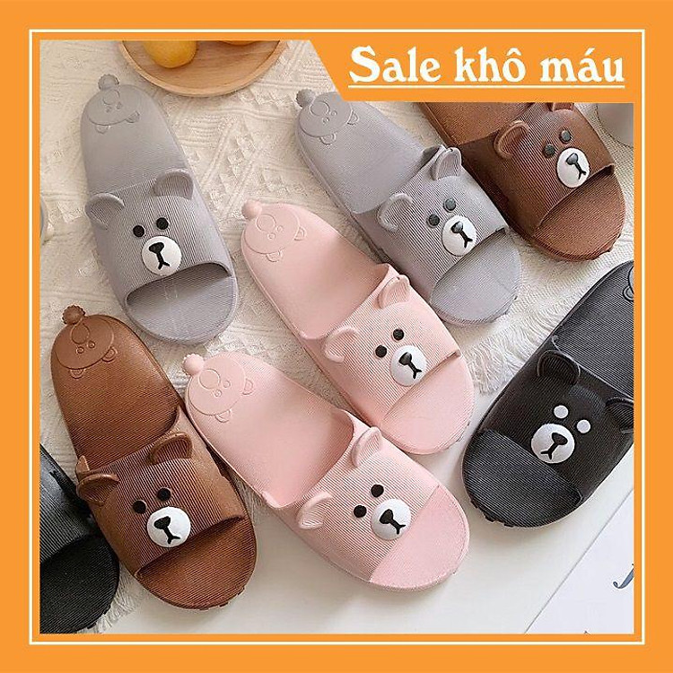 Dép Gấu Cao Su Đi Siêu Êm