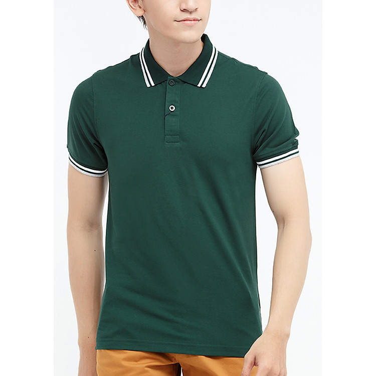 Áo Polo Novelty Visco NATMMDNT3R162102N - Xanh Lục