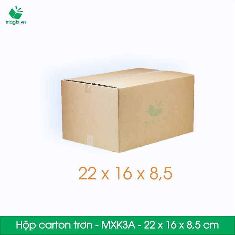 Thùng Hộp Carton MXK3A (22x16x8,5 cm)