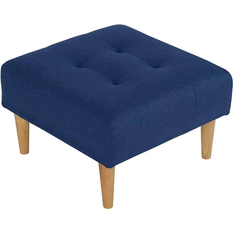 Ghế Đôn Sofa Thư Giãn BizSofa MLF-12 Vuông 60 CM - Màu Xanh Dương