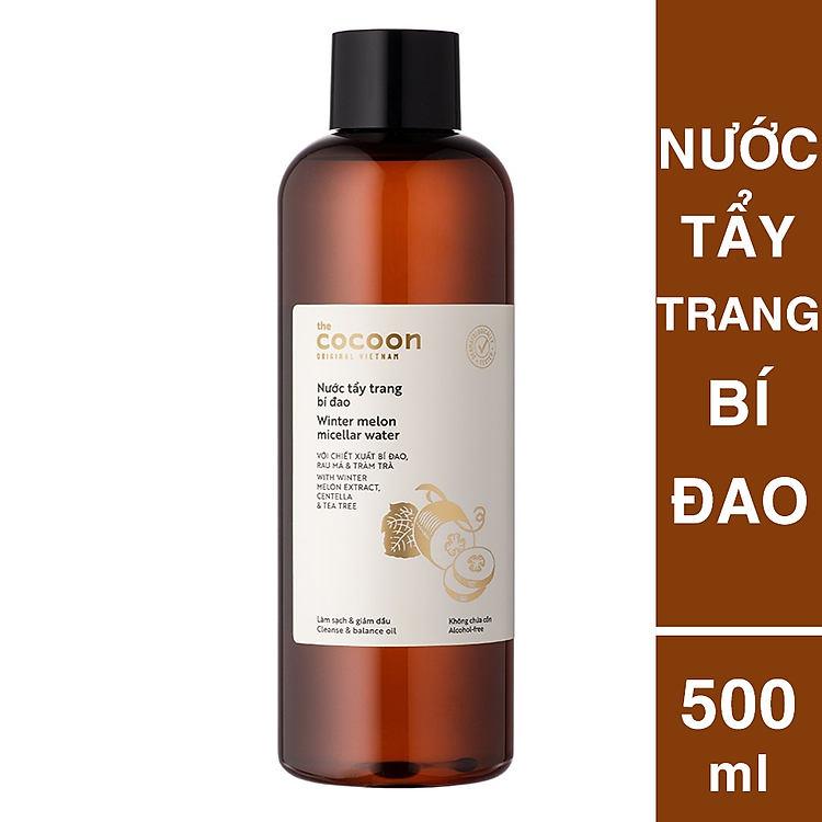 Nước tẩy trang bí đao cocoon 500ml