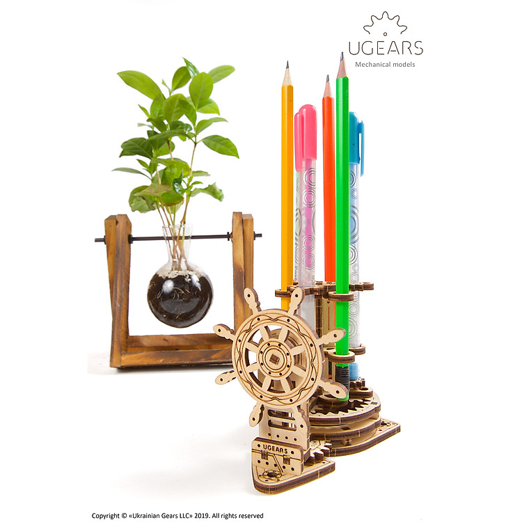 Mô hình gỗ Ugears Wheel Organizer Chính hãng Giá rẻ - Hình ảnh 3