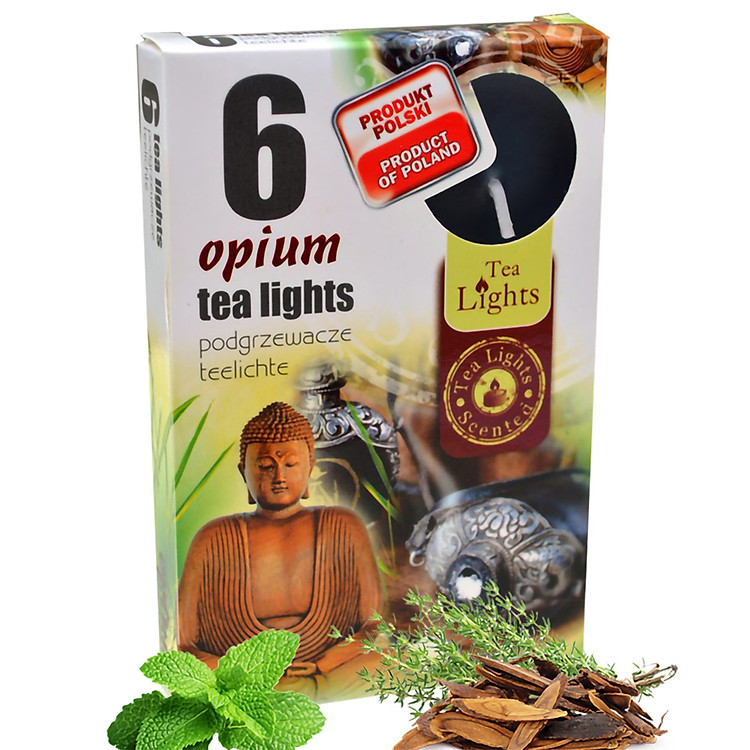 Hộp 6 nến thơm tinh dầu Tealight Admit Opium QT026071 - hương thảo dược