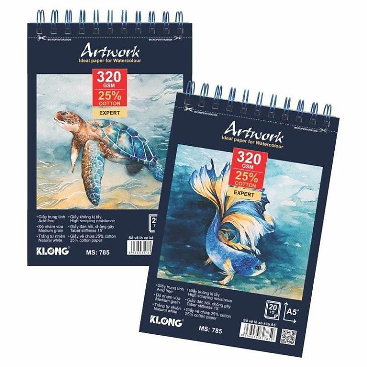 Sổ Vẽ Lò Xo Artwork A5+ (20 tờ)