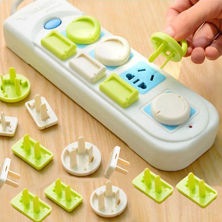 Combo 20 Nút Bịt Ổ Điện An Toàn Có Móc Kéo