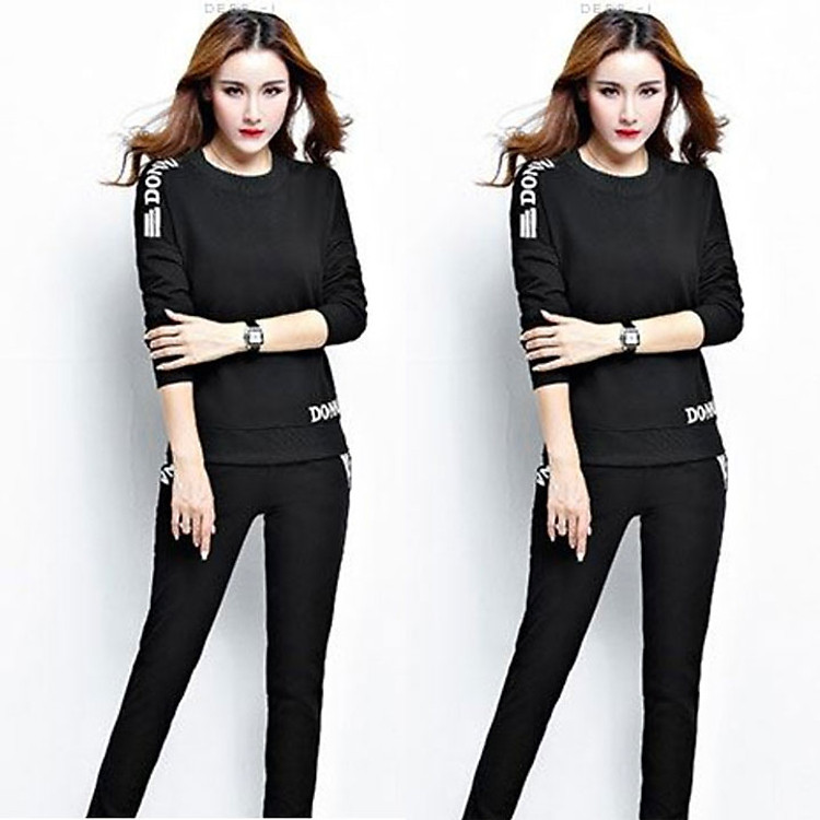 Bộ đồ thể thao thu đông nữ dona TT56