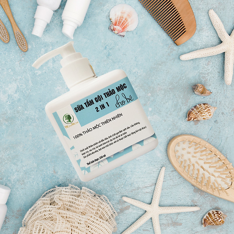 Mua Sữa tắm gội thảo mộc cho bé Wonmom Chính hãng Tiết kiệm - Hình ảnh 5