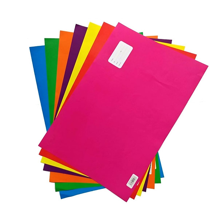 Bộ 3 Giấy Bao Tập Thủ Công 7 Màu