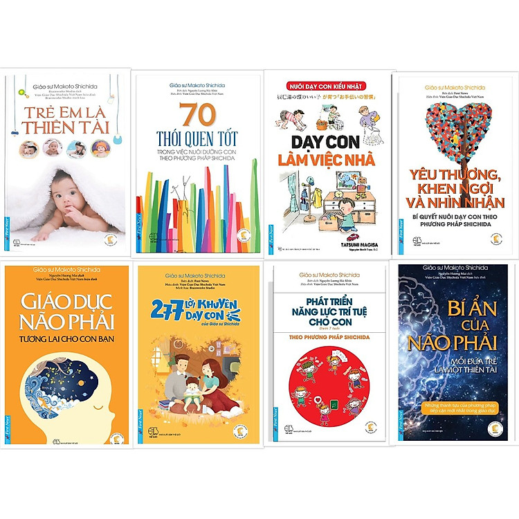 Combo Trọn Bộ 8 Cuốn Giáo Sư Makoto Shichida