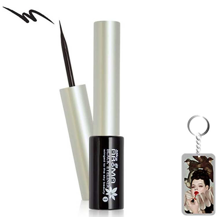 Kẻ mắt nước Mira Aroma Liquid Eyeliner Hàn Quốc 7ml tặng kèm móc khoá