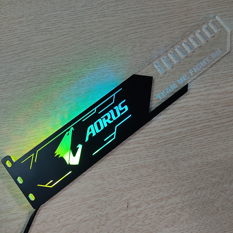 Đỡ VGA Led RGB Aorus đồng bộ với bộ điều khiển Coolmoon Controller - Hàng nhập khẩu