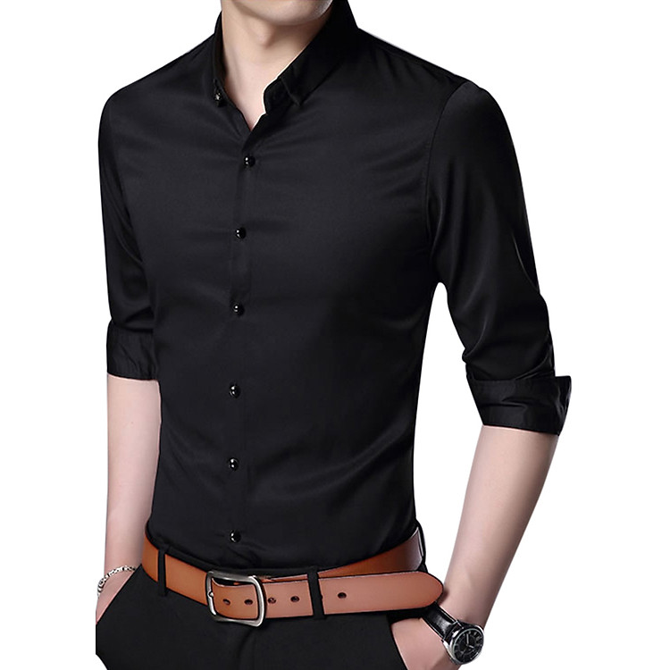 Áo Sơ Mi Nam Không Nhăn Mềm Mịn 001