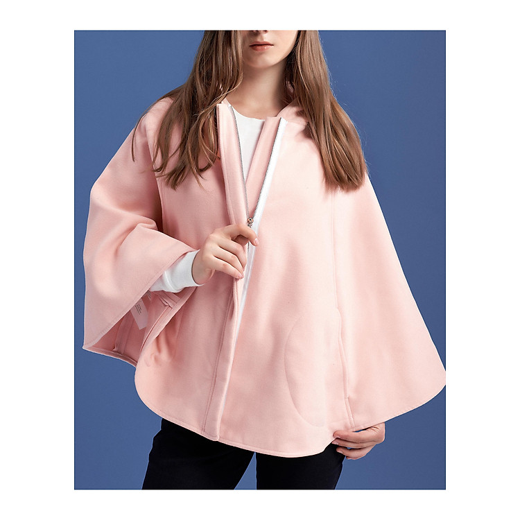 Áo Khoác Nữ The Cosmo BELLA PONCHO Màu Hồng TC2004036PI