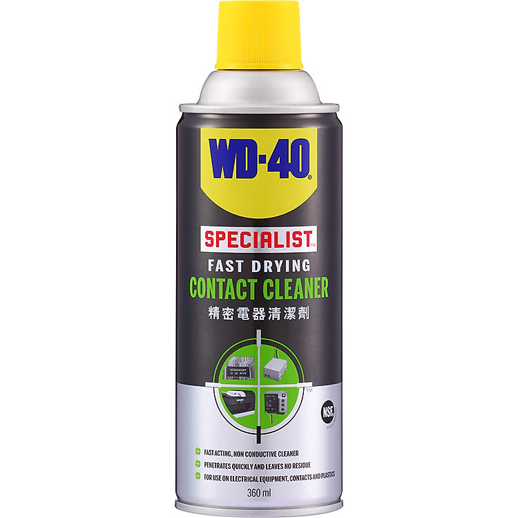 Chất Làm Sạch Bề Mặt Khô Nhanh Fast Drying Contact Cleaner WD-40 (360ml)